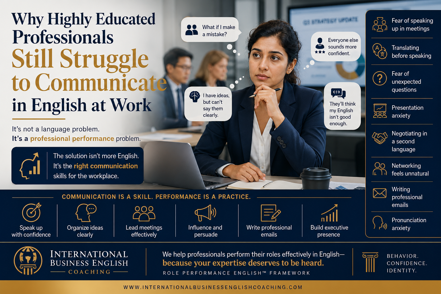 Why Highly Educated Professionals Still Struggle to Communicate in English