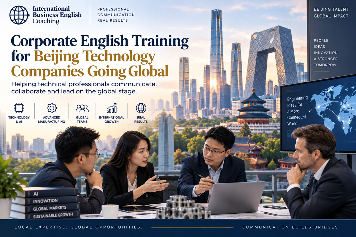 Corporate English Training for Beijing Technology Companies