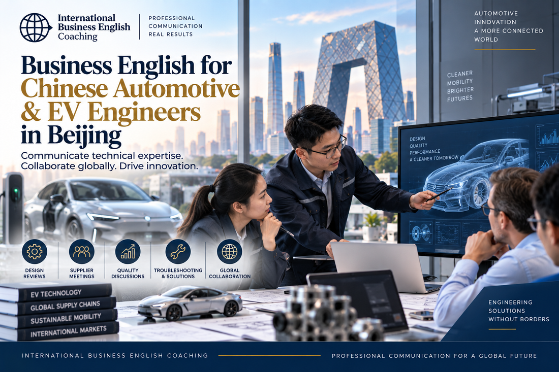 Business English for Chinese Automotive and EV Engineers