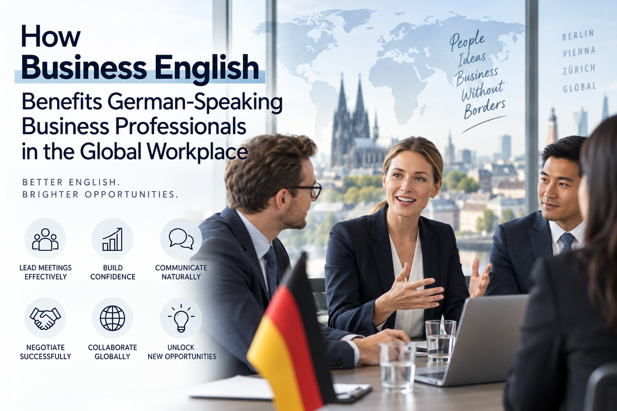 How Business English Benefits German-Speaking Business Professionals in the Global Workplace