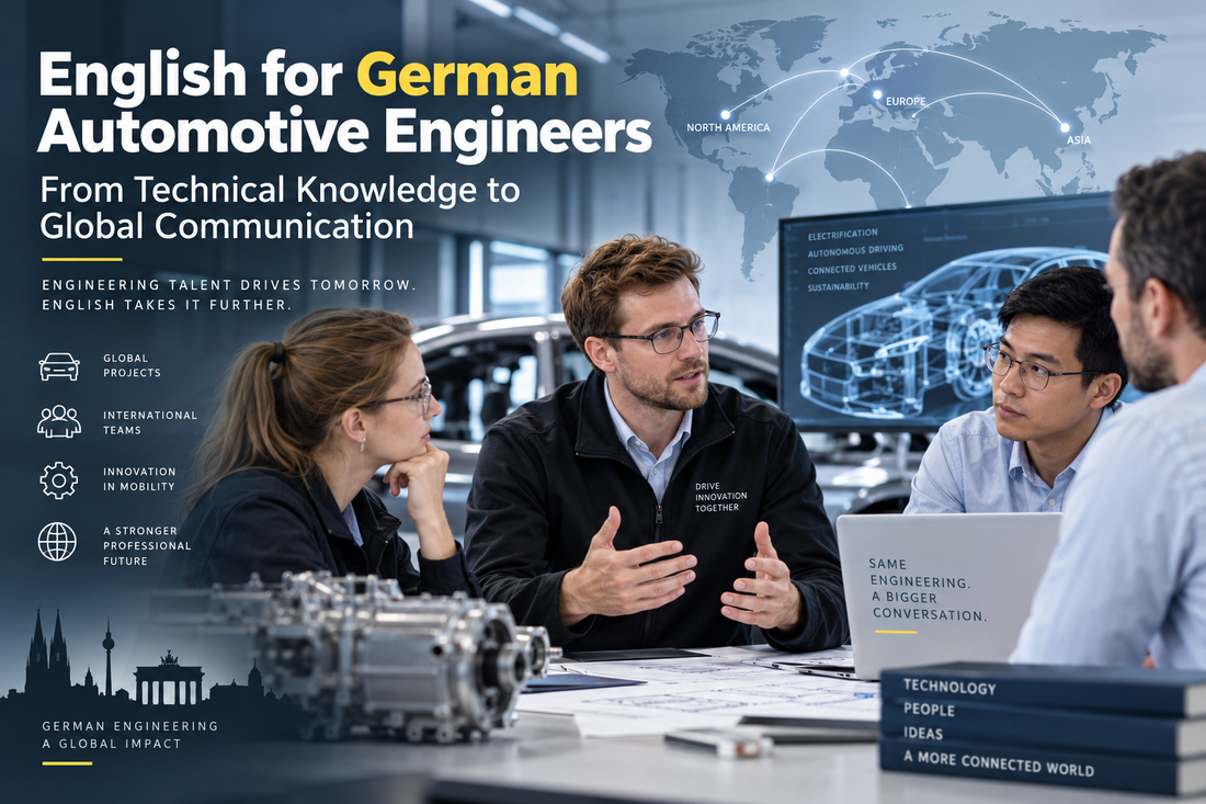 English for German Automotive Engineers: From Technical Knowledge to Global Communication